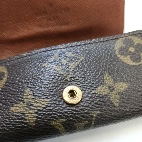 Louis Vuitton LV Monogram Coated Canvas 4 Ring Key Holder - Picture 7 of 10